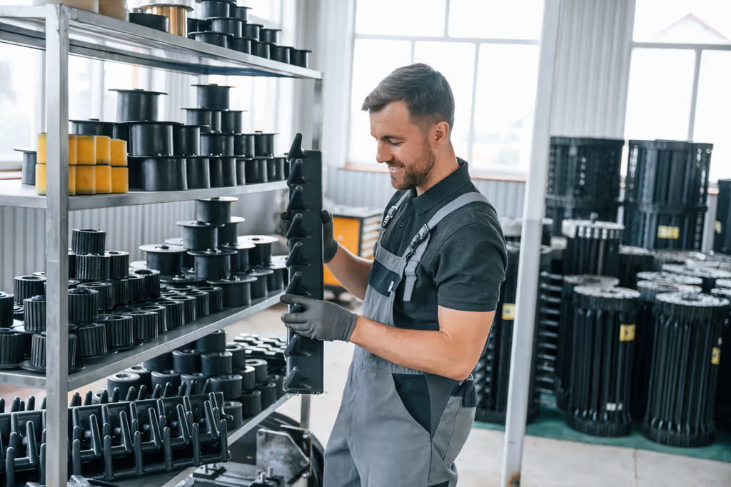 Échantillons de matériaux industriels en caoutchouc et en polyuréthane