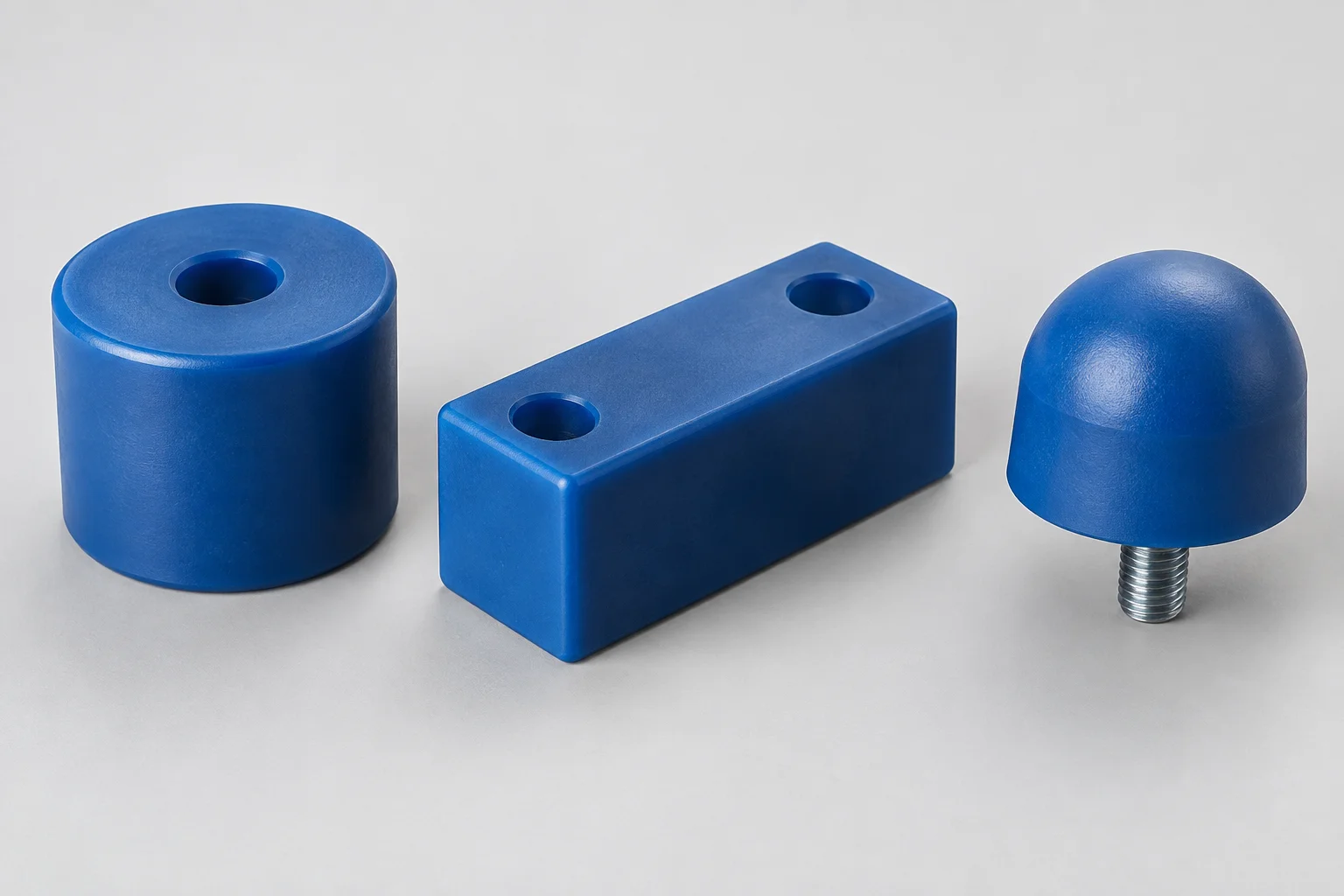 Illustration conceptuelle : Butées en polyuréthane sur mesure